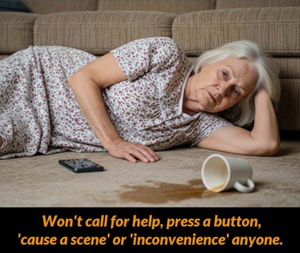 Why seniors won't call for help