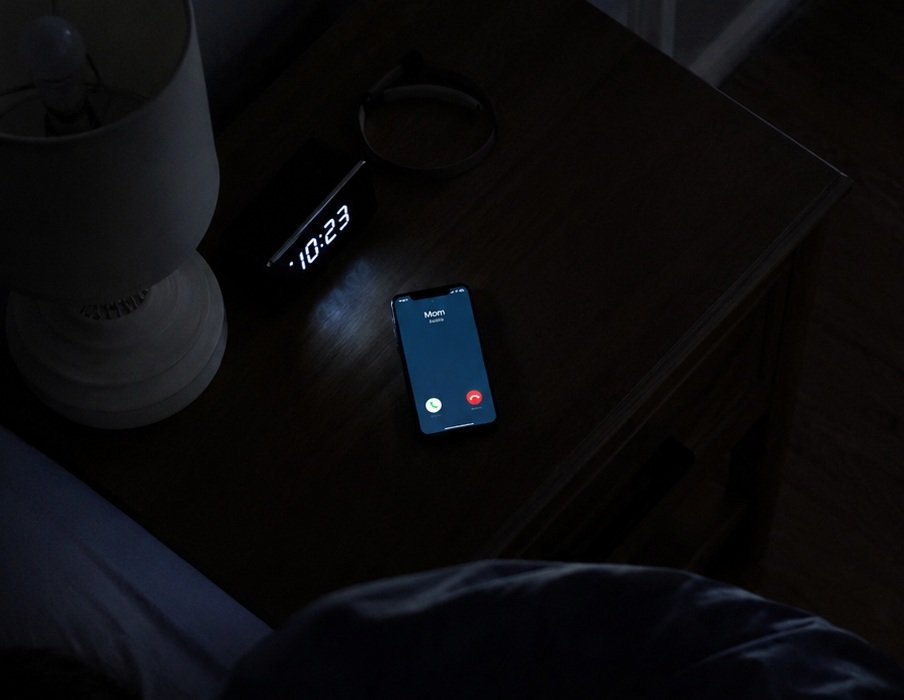 mom calls late at night